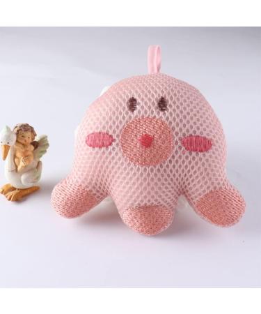 FOMIYES 2pcs Cartoon Bath Balls - Kids & Men Loofah Shower Puff | Soft Polyester & Cotton Sponge Fun Animal Design - Buy Online on GoSupps.com