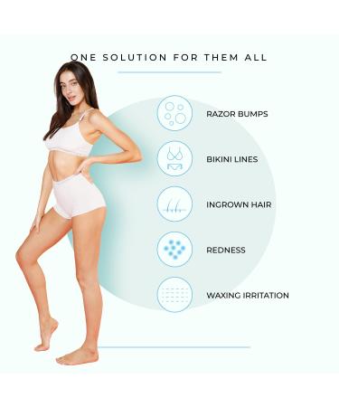 Dark Spot & Ingrown Hair Treatment Roll-on | Razor Bump Relief for Bikini Area | Eliminate Razor Burn & Redness | USA Made 2 Fl.Oz - Buy Online on GoSupps.com