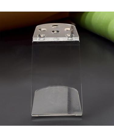Scissors Holder for Groomer - Acrylic Salon Scissors Holder Groomer Scissors Rack 6- Clear Combs Storage Desktop Organizer for Stylists for Barber Shop Home - Buy Online on GoSupps.com