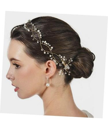 FRCOLOR Crystal Double Hair Comb Wedding Hair Accessories for Brides Bridal Hair Comb Hair Comb Clips Wedding Hair Comb Rhinestones for Hair Pearl Headgear Alloy Bridesmaid - Buy Online on GoSupps.com