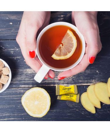 Bali's Best Ginger Chews - Zesty Lemon Flavor (1lb Jar) | 100% Real Ginger Candies - Sweet & Spicy Snacks for Sharing & Gifting - Buy Online on GoSupps.com