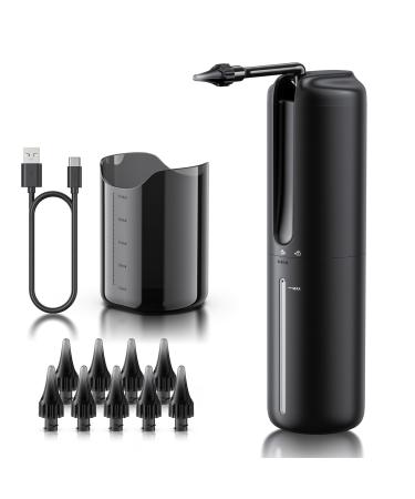 Ear Wax Removal - Electric Ear Irrigation Flushing System - Water Powered Ear Cleaner with 4 Pressure Modes - Safe and Effective Ear Cleaning Tool