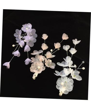 minkissy Comb hairstyles Women headpiece bridal hair comb handmade pearl hair comb DIY bridal headdress headwear rhinestone headpiece issue card girl child white Wedding - Buy Online on GoSupps.com