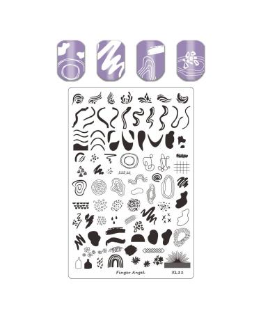 FingerAngel Stamping Plates Set - Nail Art Stamp Collection with Organizers | XL11-14 B - Buy Online on GoSupps.com