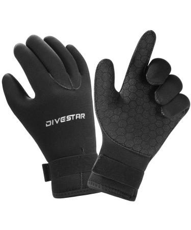 Wetsuit Gloves Neoprene Scuba Diving Gloves Surfing Gloves 3MM 5MM for Men Women Kids, Thermal Anti Slip Flexible Dive Water Gloves for Spearfishing Swimming Rafting Kayaking Paddling 3MM Large