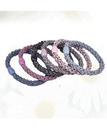 20 Pieces Fashion Braided Hair Ties | Elastic Ponytail Holders | Colorful Hair Accessories for Women & Girls - Buy Online on GoSupps.com