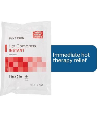 McKesson Instant Hot Pack Disposable 5 x 7 - 24 Packs, 24 Total - 1 Count | Hot Compress for Quick Pain Relief - Buy Online on GoSupps.com