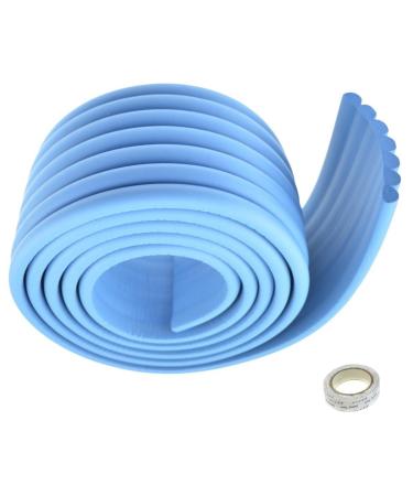TUKA Multi-Purpose Foam Protector Kit 2M x 80mm Universal Anti Collision Protector Safety of Child Baby Senior | Thick Childproofing Safety Protection Securing Objects and Surfaces. TKD7002 blue 2 M x 80mm Universal Foam Protector Blue