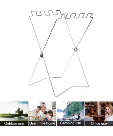 Trash Bags Holder Stand Outdoors Portable Trash Bag Rack Folding Garbage Holder Stand for Camping Picnic BBQ Camping Recycling Suitable in Bedroom Kitchen - Buy Online on GoSupps.com