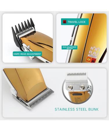 Buy High Power Hair Clippers for Men - Waterproof Electric Hair Clipper with LCD Display & Carving Oil | Professional Household Grooming - Buy Online on GoSupps.com