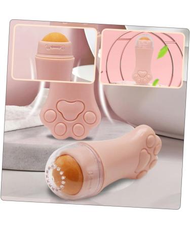 BELLIFFY 1pc Volcanic Stone Oil-absorbing Ball Facial Volcano Stone Roller for Face Volcanic Rock 7.5x3cm Pink - Buy Online on GoSupps.com
