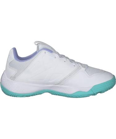 PUMA Unisex Kids Accelerate Turbo Jr Handball Shoe - 34.5 EU - White Electro Aqua & Electro Purple - International Shipping Available - Buy Online on GoSupps.com