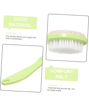 DRESSOOS Pumice Stone Foot Brush Foot Exfoliator Foot Stone Pedicure Foot Scrubber Foot Dead Skin Brush Bath Scrubber Brush Stone Bath Tool Foot Brush for Dead Skin Scraper Natural - Buy Online on GoSupps.com
