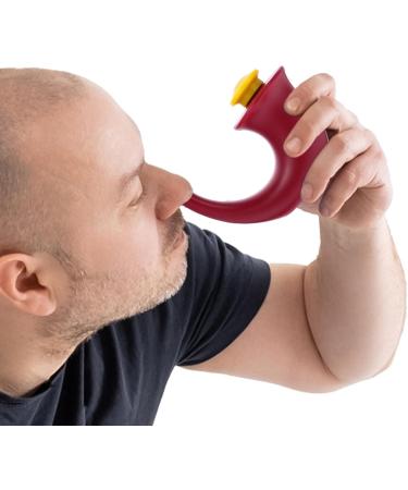 Healvian Nose Cleaner Neti Pot - Durable Nasal Cleansing Tool for Sinus Irrigation & Rinsing | Yoga Horn Design | International Shipping Available - Buy Online on GoSupps.com