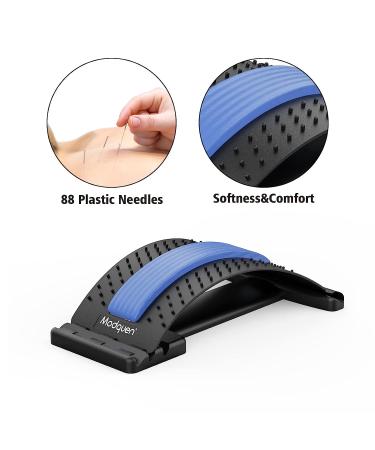 Modquen Multi-Level Back Stretcher for Lower Back Pain Relief - Herniated Discs, Scoliosis, Sciatic Nerve Pain - Lumbar Support Device - Buy Online on GoSupps.com