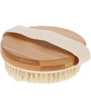 Exfoliating Body Brush for Dead Skin Removal and Blood Circulation - Double Sided Scrub with Shower Sponge for Deep Cleaning and Massage Detoxification - Buy Online on GoSupps.com