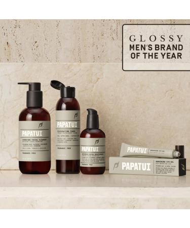 Papatui by Dwayne Johnson Awakening Eye Gel for Men | Cooling Rollerball Applicator | Reduce Puffiness, Brighten Dark Circles, and Hydrate Tired Under-Eyes | Made with Hyaluronic Acid | 0.5oz - Buy Online on GoSupps.com