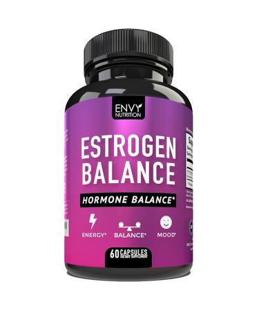 Estrogen Balance - Hormone Balance for Women with DIM- Menopause Relief, Estrogen Blocker and Hormonal Acne Treatment - Plus BioPerine - 60 Capsule