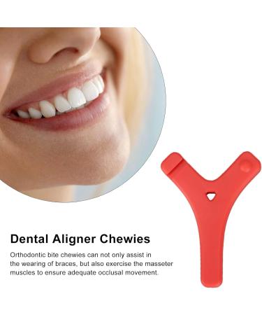 Buy Aligner Chewies - Red Strawberry Flavor | Bite Rubber Masseter Muscle Exerciser | International Shipping Available - Buy Online on GoSupps.com