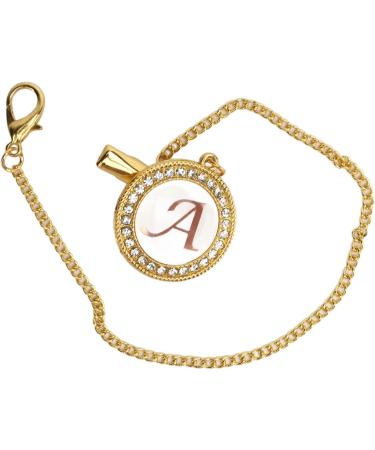 Personalized Bling Baby Pacifier - Silicone Rhinestone Pacifier with Clip for Newborns (Letter A) | Focket - Buy Online on GoSupps.com