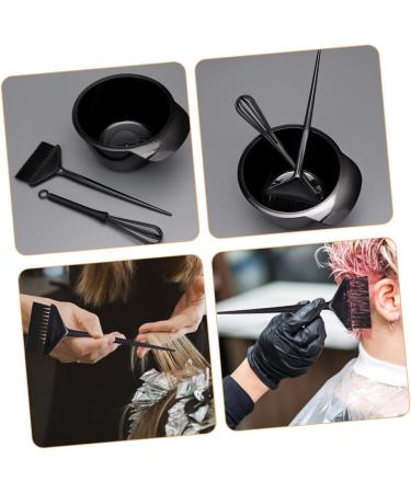iplusmile Kit Teinture Capillaire 3 Pi ces Bol Pinceau et B tonnet M langeur Noir pour Salon de Coiffure Usage Maison Soin Cheveux Coloration Uniforme - Buy Online on GoSupps.com