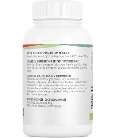 Greeniche Magnesium Chelate 60 Capsules High Potency Magnesium Supplement Helps to Build Muscle & Make Your Bones & Teeth Strong Helps to Maintain Optimal Body Function High Absorption Maintains Cardiovascular Health & Nervous System Halal & Kosher Certif - Buy Online on GoSupps.com
