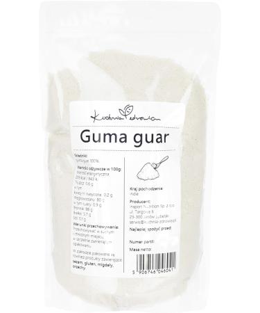 Kuchnia Zdrowia - Guar gum - 5000CPS maximum binding power - Herbal thickener - Leak-proof packaging with zip - Guar gum powd - Buy Online on GoSupps.com