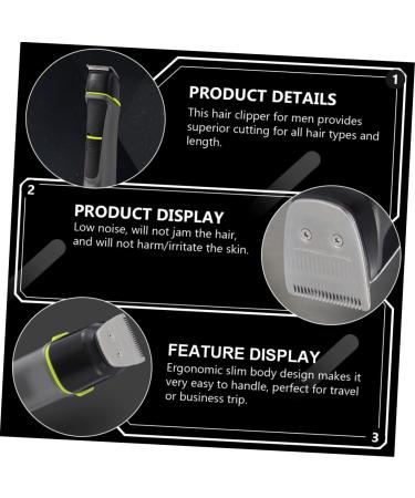 FRCOLOR 1 Set Hair Clipper Set Suit for Men Man Suits for Men Electric Trimmer Beard Trimmer Men Haircut Clippers Hair Trimmer Clippers Hair Clippers Rechargeable Hair Trimmers Hair - Buy Online on GoSupps.com
