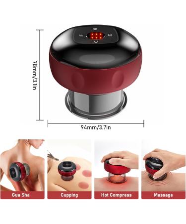 Electronic Cupping Therapy Device - Intelligent Pain Relief & Massage Tool with 6 Cups - Guasha Cupping for Back & Body - Buy Online on GoSupps.com