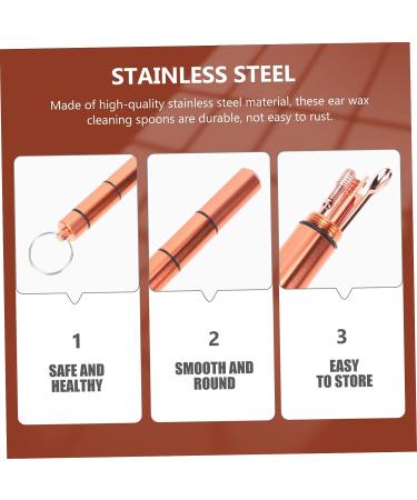FOMIYES Ear Cleaning Tools Kit - Stainless Steel Ear Removers and Spring Ear Wax Removal Kit - Buy Online on GoSupps.com