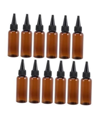 VICASKY 12 pi ces Flacons Applicateurs de Teinture Capillaire Rechargeables avec Bouchon Bouteilles Squeeze Fuite pour Produits Colorants