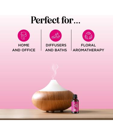 Floral Essential Oil Blend for Diffuser - Flower Essential Oil for Diffusers Baths Candles Soaps & DIYs with Pure Undiluted Jasmine Chamomile Geranium & More - Sweet Uplifting Aromatherapy Blend - Buy Online on GoSupps.com