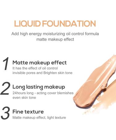 BB Cream Foundation Liquid Full Coverage Foundation Waterproof Long Lasting Even Skin Tone Makeup Anti-Redness Lightweight Smoothing Foundation Hide Pores and Acne Marks(Warm) - Buy Online on GoSupps.com