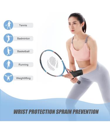 YUNYILAN Ultra-Thin Wrist Brace Support - 2 Pcs Compression Straps for Carpal Tunnel Arthritis & Tendonitis Pain Relief - Soft & Comfortable (Black - Buy Online on GoSupps.com