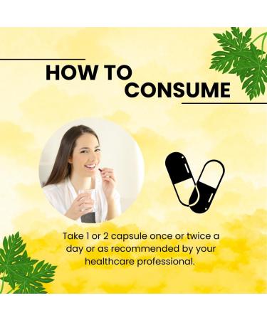 SETNUTRA Well From Within Papaya Leaf Capsules 500Mg Natural Papaya Leaf Extract 120 Vegan Capsules Non GMO Gluten Free Herbal Supplement No Fillers Or Additives - Buy Online on GoSupps.com