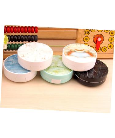UKCOOCO Foldable Marble Glasses Case - Portable Lens Container & Maintenance Box - Stylish & Functional Eyewear Storage - Buy Online on GoSupps.com