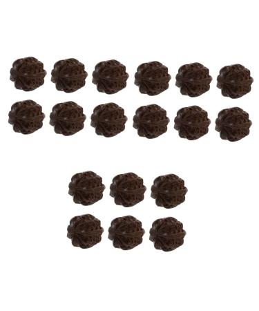 Magiclulu 18 STK Health Ball Triggering Heated Lock Winder Ornament Massage Ball Woodwork Hand massager H lzern Handball Relaxation Ball Decorations Handicrafts