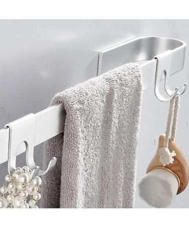 Bidoga 2pcs Black Shower Door Hooks - Towel Holder Key Organizer & Shaver Rack - No Drilling Required - Buy Online on GoSupps.com