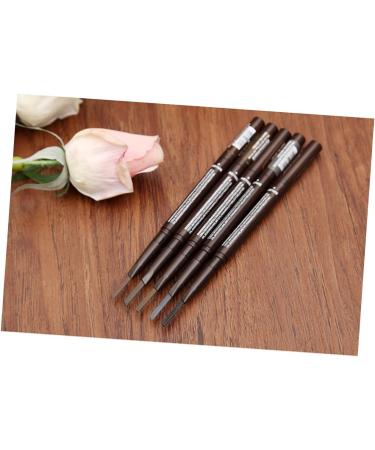 POPETPOP 2pcs 2 1 Eyebrow Pencil Black Rotate Eyebrow Pencil Eyebrow Pencil Brush Makeup Triangle Filler 3d - Buy Online on GoSupps.com