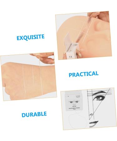 FOMIYES 2pcs Specialty Tools Pro Tools Eyebrow Measuring Tool Measuring Ruler Positioning Ruler Ink Make up 4.6x1.8x7.5cmx2pcs Whitex2pcs - Buy Online on GoSupps.com