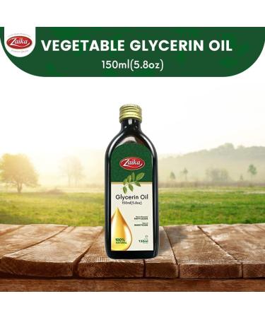 Zaika Glycerine Liquid 150ml - All-Natural & Organic Oil - Essential Oils - Buy Online on GoSupps.com