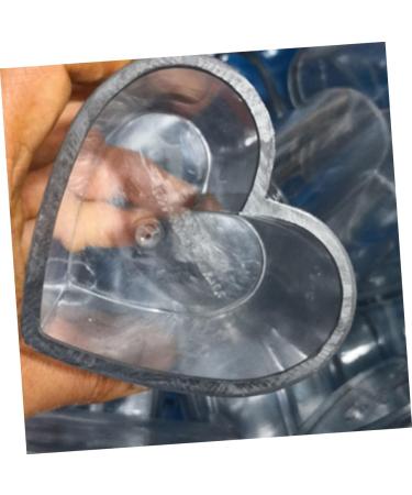 LALAFINA 1pc Candle Molds Bath Molds Heart Cake Heart Soap Creative Shape Mold Candlestick Heart-shaped As Shown 7.2*7.2cm - Buy Online on GoSupps.com