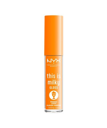 Nyx Professional Makeup Milky Gloss Lip Gloss - Mango Lassi | 12-Hour Hydration, Vegan, Scented Milkshake - Buy Online on GoSupps.com