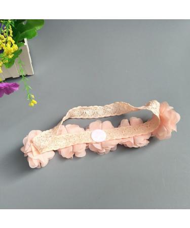 Fmeida Baby Girls Flower Headband | Stretchy and Soft Infant Hair Accessory for 4-24 Months | Floral Birthday Headband in White - Buy Online on GoSupps.com