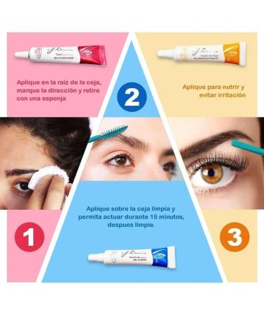 Professional J Denis Eyebrow Lamination Kit | Permanent Eyebrow Straightening Products for International Shipping - Buy Online on GoSupps.com