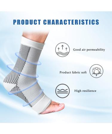 Buy Neuropathy Compression Socks for Men & Women - Ankle Sleeve Relief for Plantar Fasciitis & Foot Pain (L/XL Skin) | International Shipping Available - Buy Online on GoSupps.com