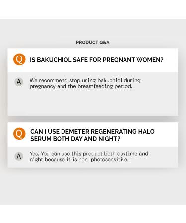 BAO Demeter Regenerating Halo Serum Oil - Anti-Aging Facial Serum with Bisabolol Vitamin E Bakuchiol & Squalane for Wrinkles Acne & Dryness - 15 ML - All Skin Types - Buy Online on GoSupps.com