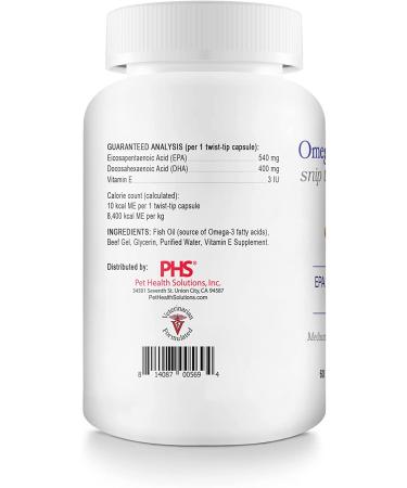 HealthyPets Omega Caps HP Snip Tips for Medium & Large Dogs - 60 Twist-tip Capsules - Buy Online on GoSupps.com