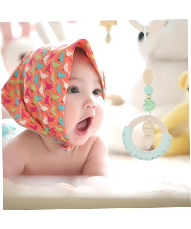 Totority 4pcs Baby Gym Hanging Toy Set - Nursery Decor & Exercise Equipment for Kids | Green, 26X8.5CM - Buy Online on GoSupps.com