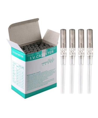Xiboya textile Pack of 50 Catheter Piercing Needles Tattoo Piercings Tool (16G)